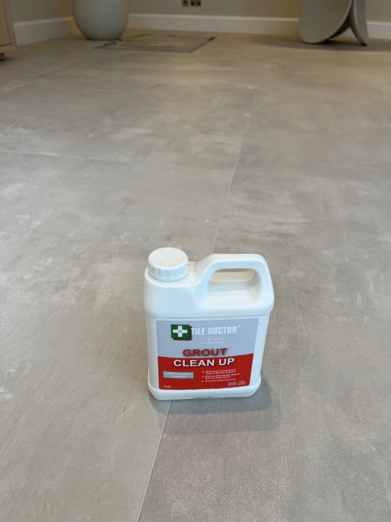 Porcelain Tiled Floor Grout Haze Removal in Pinner Porcelain Tiled Floor Grout Haze Removal in Pinner