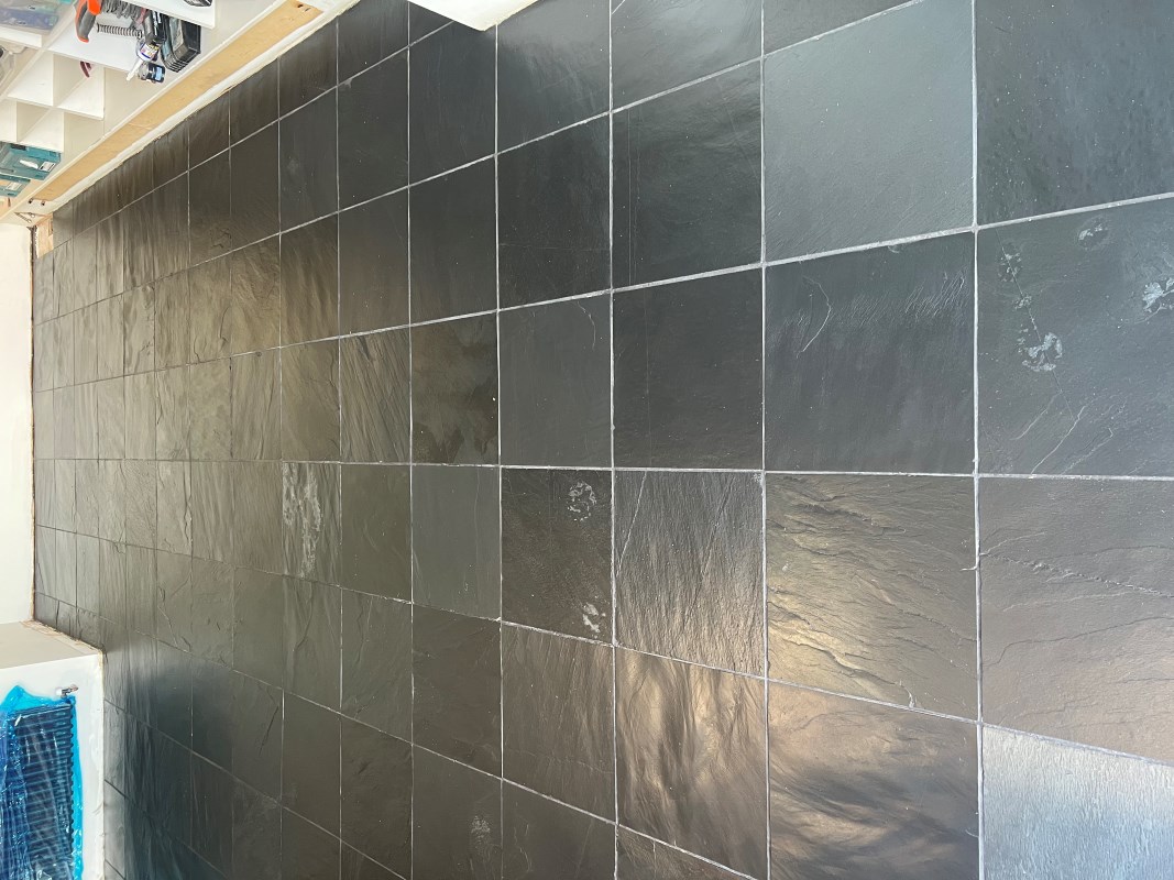 Slate Floor After Renovation Acton