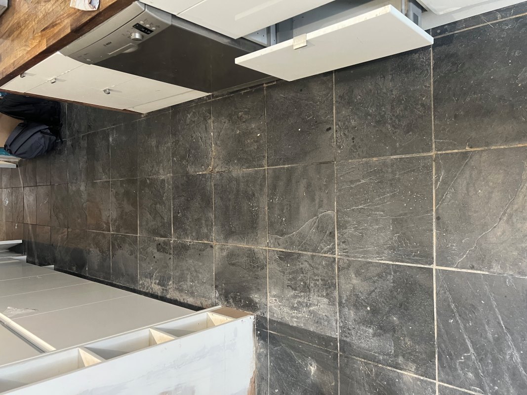 Slate Floor Before Renovation Acton